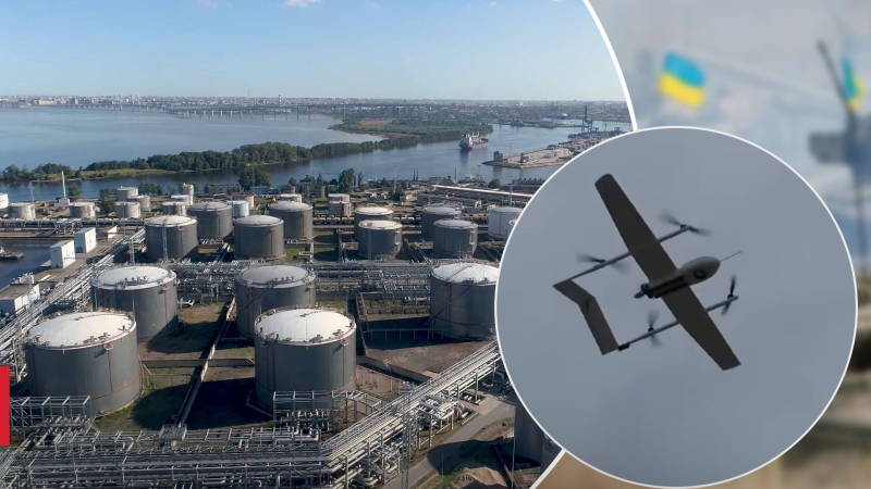 Un dron cayó en el territorio de una terminal petrolera en San Petersburgo