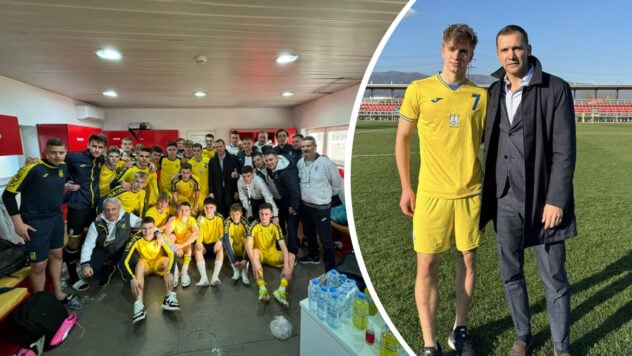 Debut del hijo de Shevchenko: Ucrania sub-19 ganó al inicio de la ronda élite de selección para la Eurocopa 2024 