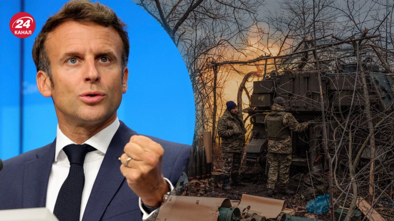 Macron dijo a los líderes del partido francés que no &quot “ no hay líneas rojas” en apoyo a Ucrania