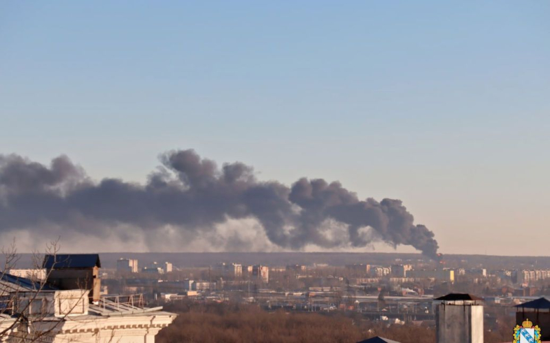 Un dron atacó por segunda vez esta mañana una planta en la región de Kursk: detalles