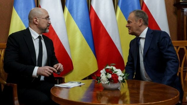 Ha comenzado una reunión entre Shmygal y Tusk en Polonia: hablarán sobre armas y la situación en la frontera