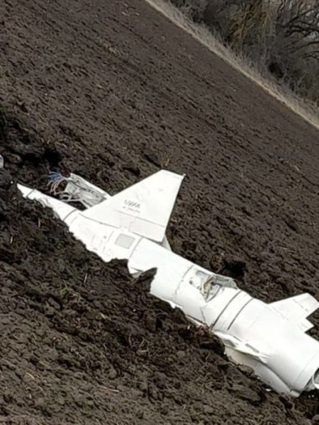 En Rusia volvió a caer un cohete que los ocupantes lanzaron a través de Ucrania: foto