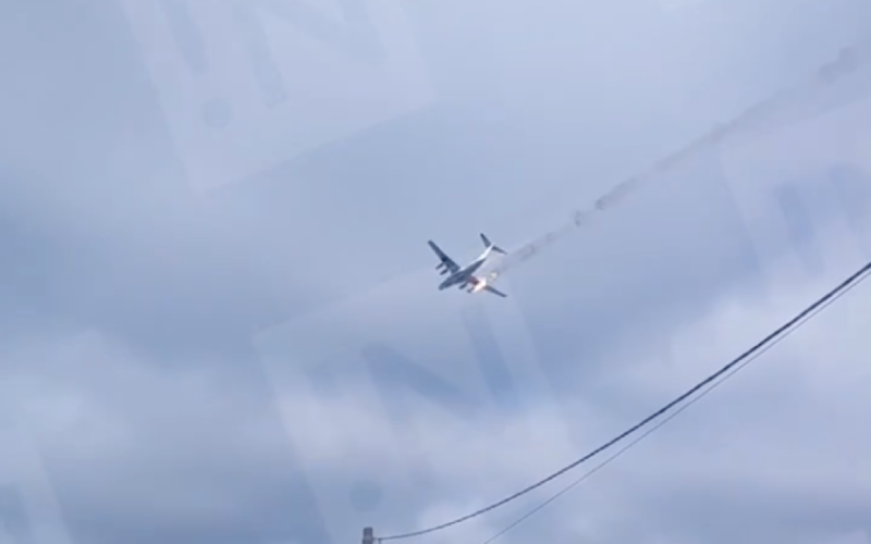 El avión se estrelló en Rusia -76 – vídeo
