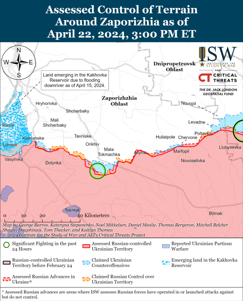 Mapa de operaciones militares para el 23 de abril de 2024: situación en el frente