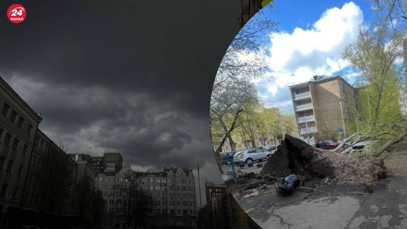 La naturaleza sigue teniendo divertido: un poderoso huracán azotó Moscú