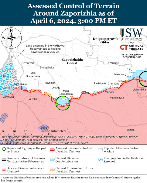 Mapa de operaciones militares el 7 de abril de 2024: situación en el frente