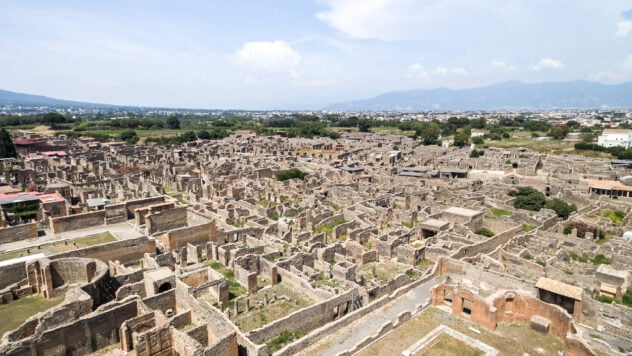 Entre las ruinas de Pompeya