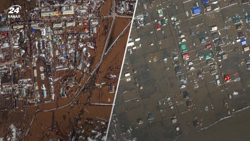 Inundaciones en la región de Orenburg: han aparecido imágenes de satélite de las consecuencias