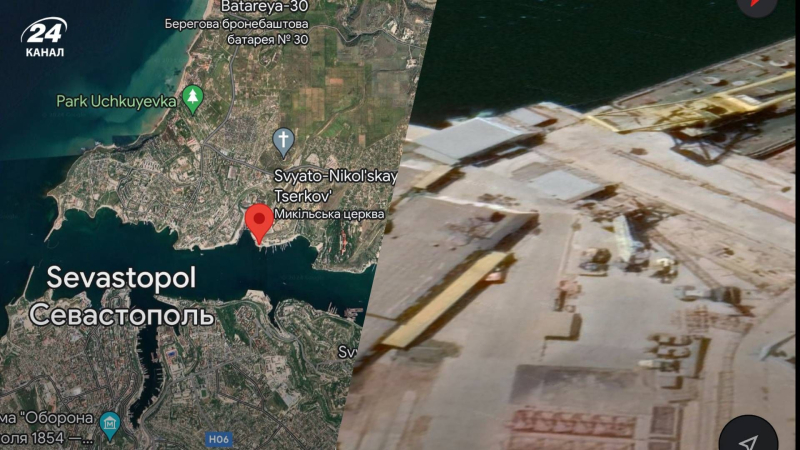Ataque a un barco en la bahía de Sebastopol: mostramos en el mapa lo que atacó el misil