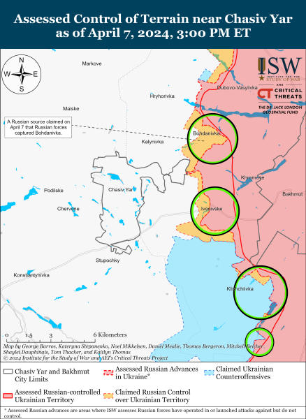 Mapa de operaciones militares el 8 de abril de 2024: la situación en el frente 