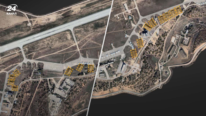 Hay al menos 30 aviones rusos en el aeródromo de Belbek: han aparecido imágenes de satélite