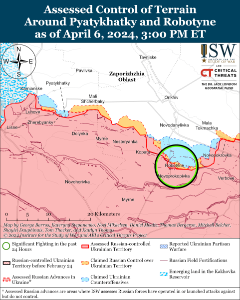 Mapa de operaciones militares el 7 de abril de 2024: la situación en el frente