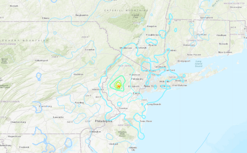 Cerca de Nueva York Se produjo un terremoto de magnitud 4,8, el más fuerte en 40 años