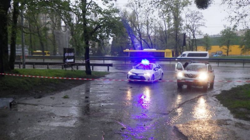 Un hombre fue volado por una granada en Kiev