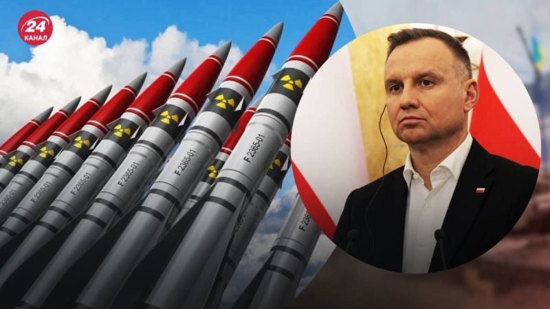 Exponiendo al Kremlin a la ira: Duda fue criticado en Polonia por su audaz declaración sobre las armas nucleares