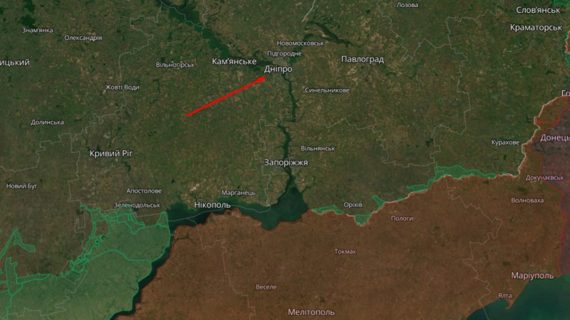 Explosiones en el Dnieper: las Fuerzas Aéreas registraron un objetivo de alta velocidad