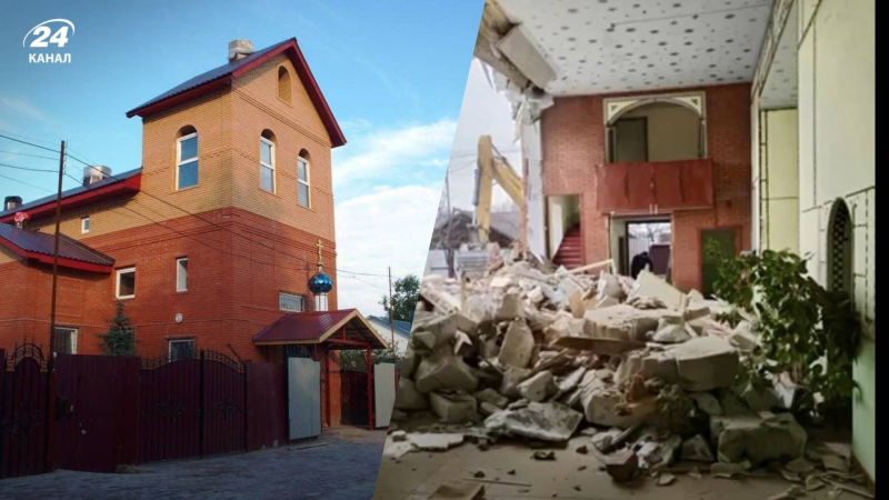 El único templo de la Iglesia Ortodoxa en Rusia fue demolida en la región de Moscú, Ucrania