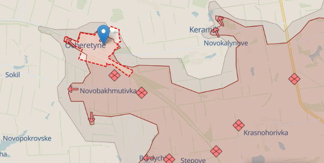 La mayor parte de Ocheretino está bajo el control de las Fuerzas Armadas de Ucrania, continúan los intensos combates — OSGV Khortitsa
