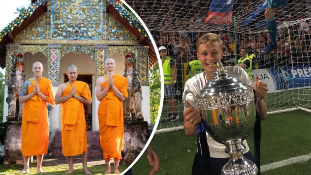 El ex campeón de fútbol italiano se convirtió en monje budista en Tailandia a la edad de 25 años