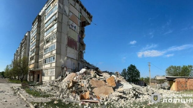 La Federación Rusa atacó un edificio de 9 pisos en Volchansk: un hombre murió y dos más personas resultaron heridas