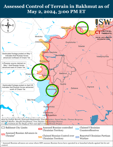 Mapa de operaciones militares de mayo 3, 2024: situación en el frente