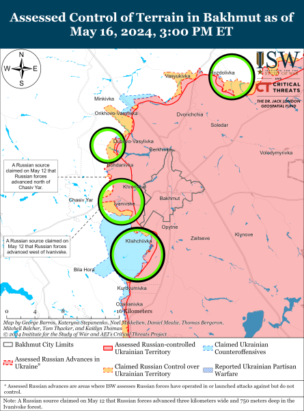 Mapa de operaciones militares para el 17 de mayo de 2024: la situación en el frente