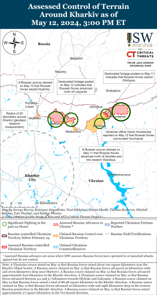 Mapa de operaciones militares para el 13 de mayo de 2024: situación en el frente