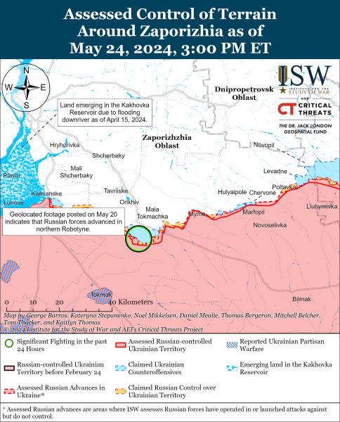 Mapa de operaciones militares para el 25 de mayo de 2024: situación en el frente