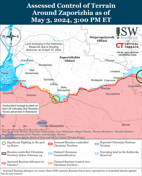 Mapa de operaciones militares para el 4 de mayo de 2024: situación en el frente