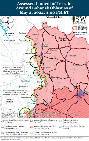 Mapa de operaciones militares para el 3 de mayo de 2024: situación en el frente