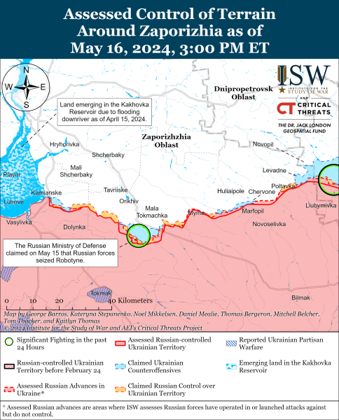 Mapa de operaciones militares al 17 de mayo de 2024: situación en el frente