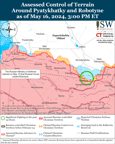 Mapa de operaciones militares para el 17 de mayo de 2024: la situación en el frente