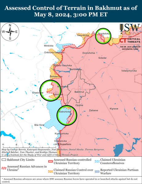 Mapa de operaciones militares para el 9 de mayo de 2024: situación en el frente