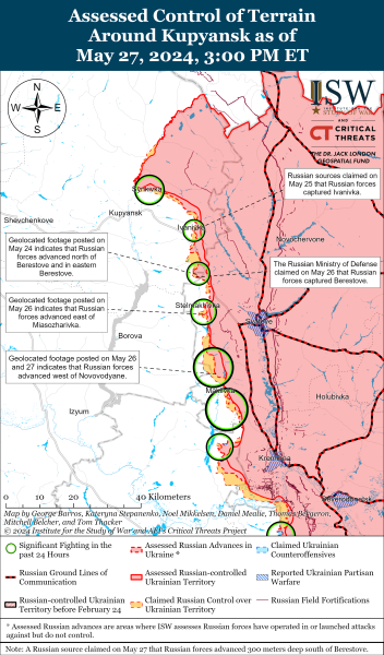 Mapa de operaciones militares al 28 de mayo de 2024: situación en el frente