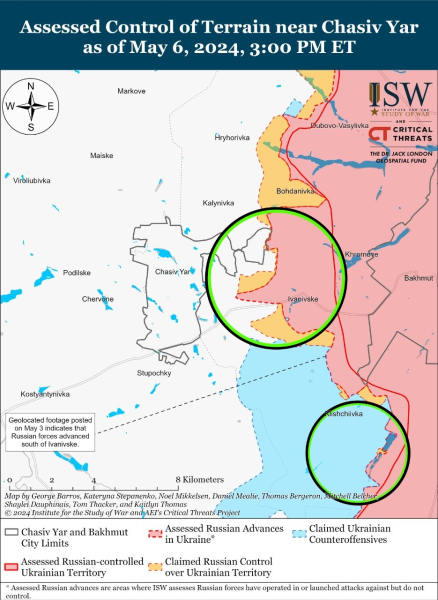 Mapa de operaciones militares para el 7 de mayo de 2024: situación en el frente