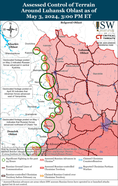 Mapa de operaciones militares el 4 de mayo de 2024: situación en el frente
