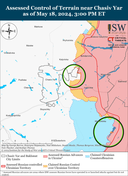 Mapa de operaciones militares para el 19 de mayo de 2024: situación en el frente