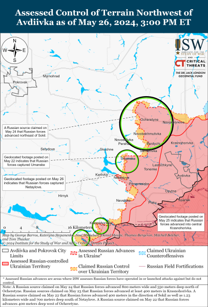 Mapa de operaciones militares el 27 de mayo de 2024: la situación en el frente