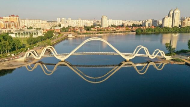 Se inauguró en Kiev un puente peatonal hacia la isla Obolonsky