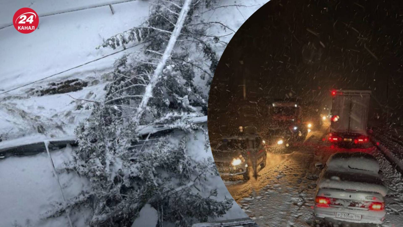 Todos los días - ndash ; luego un desastre natural: Rusia quedó cubierta de fuertes nevadas, hay problemas con la luz