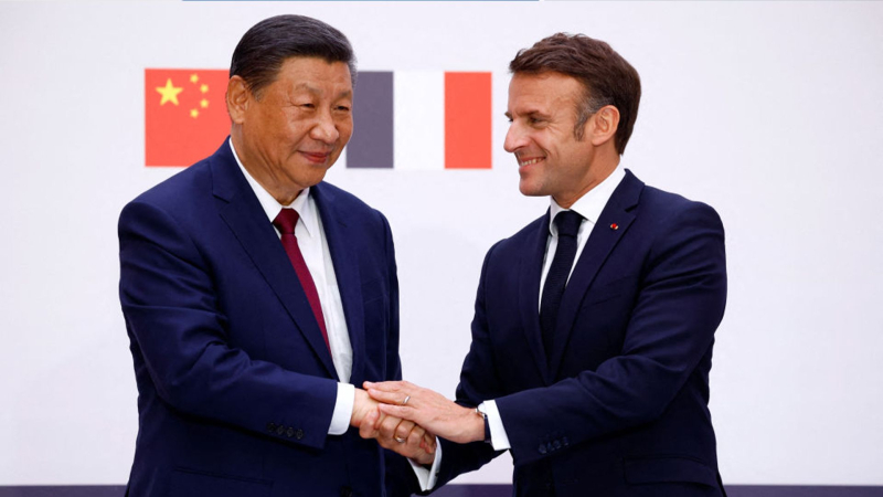 Macron acogió con satisfacción el compromiso de China de 