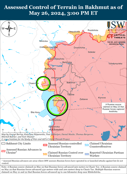 Mapa de operaciones militares en 27 de mayo de 2024: situación en el frente