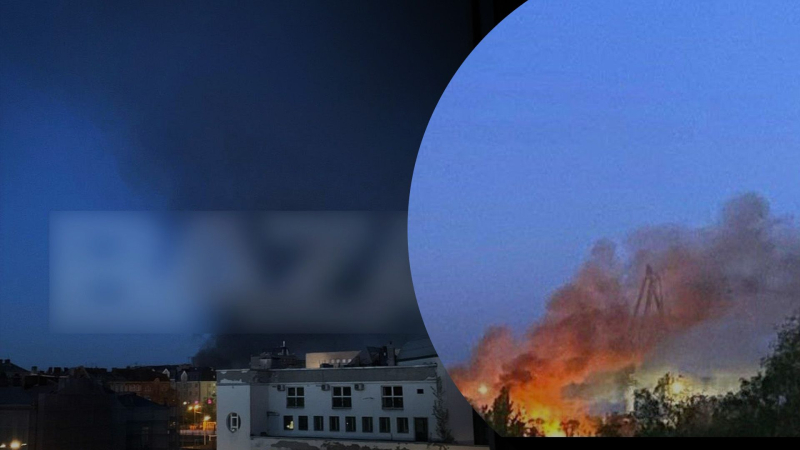 Un depósito de petróleo se incendió en la región de Leningrado