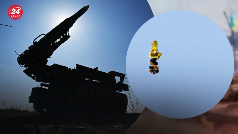 Disparo de defensa aérea rusa derribar un globo de pequeño tamaño en la región de Moscú