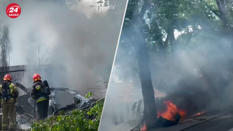 El BMW voló contra un árbol e inmediatamente atrapó Incendio: en Dos ucranianos y un bielorruso murieron en un accidente en Varsovia