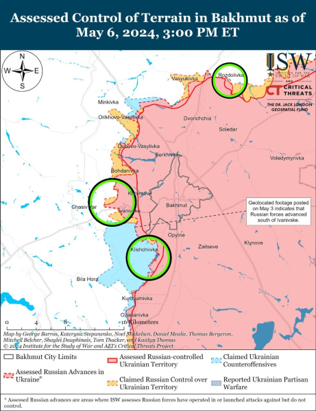 Mapa de operaciones militares para el 7 de mayo de 2024: situación en el frente