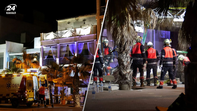 En España en Mallorca restaurante se derrumbó: entre las víctimas había turistas