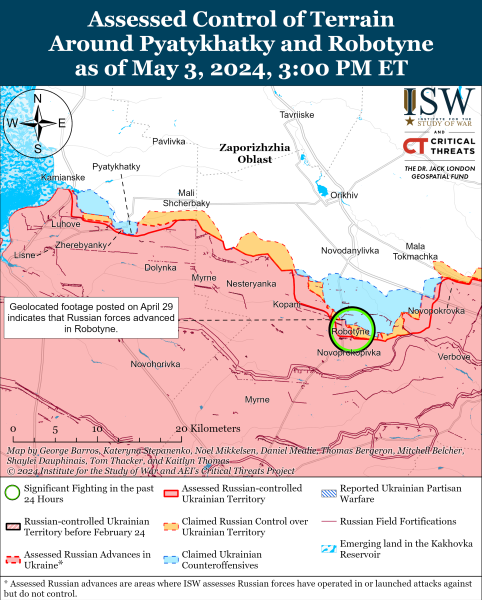 Mapa de operaciones militares el 4 de mayo de 2024: la situación en el frente