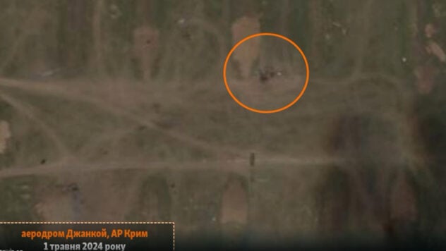Ataque en el aeródromo de Dzhankoy el 30 de abril: consecuencias - en imágenes de satélite