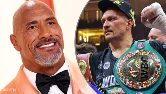 Usyk consiguió un papel en una película de Hollywood con Dwayne Johnson